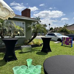 Outdoor Games And Cocktails Tables 