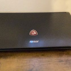 Msi Gaming Laptop  Also Includes Charger And Backpack And Monitor