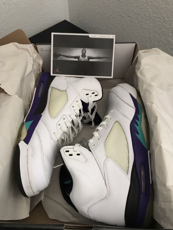 2005 Jordan 5 V "Grapes" size 13