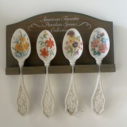 Vintage porcelain Spoons