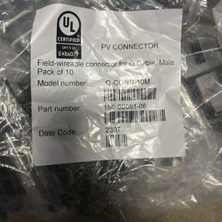 Enphase Pv Connector Male Pack 10pcs 