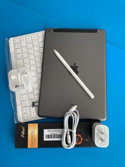 Apple ipad 9th generation 64GB WiFi + cellular unlocked with keybord, pen & Accessories