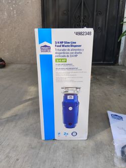 3/4 HP Slim- Line Food Waste Disposer