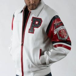 PELLE PELLE ALL AMERICAN WHITE JACKET