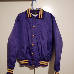 Vintage Rennoc Varsity Bomber Jacket, Mens Sz Medium $40, Pls Read Description!
