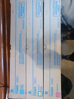 Sealed Konica Minolta Toner ( TN324M,TN324Y,TN324C)