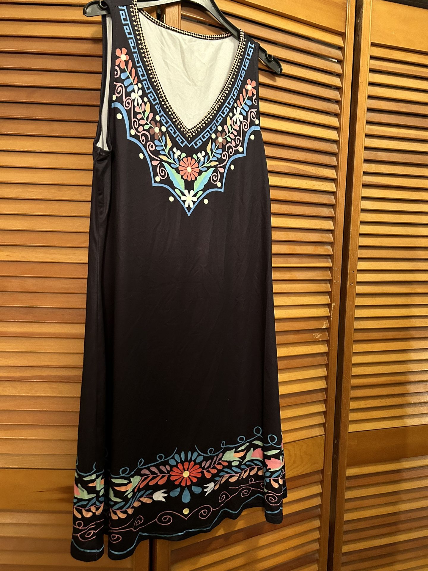  Black Dress With Border