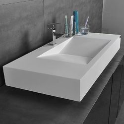 Bathroom Vessel Sink V-Shaped 