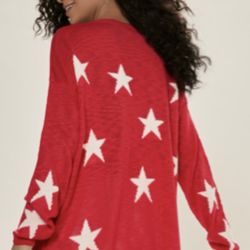 Emma Star Tunic Pullover Sweater