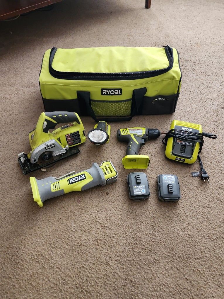 4 Piece Ryobi Set