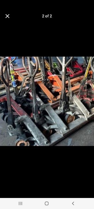 Standard Size Pallet Jacks $235 279used/349new!