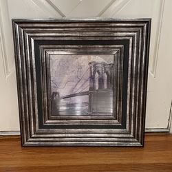 Brooklyn Bridge Art With Frame