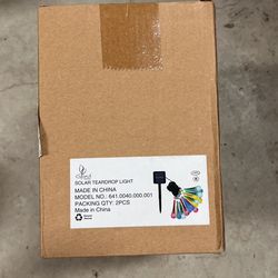 Solar Teardrop Light