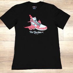 Jordan Air Jordan First In Flight Classic Retro Standard Fit T Shirt Adult M