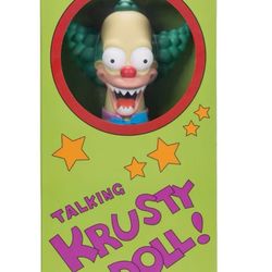 Talking Krusty Pull String Doll Plush