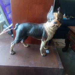 1930's Hubley Boston Terrior Cast Iron Door Stop