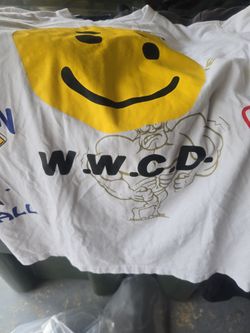 W.W.C.D Large T-shirt white