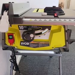 New 10" Ryobi Table Saw With Extra Blade New