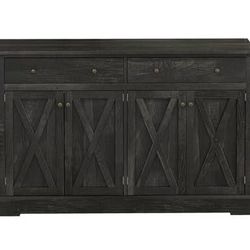 AS IS Assembled New Sideboard Buffet Storage Cabinet Farmhouse Cabinet