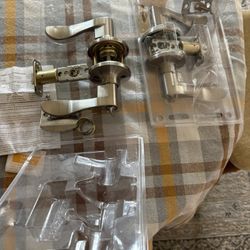 2 Matching Door Handles-locking 