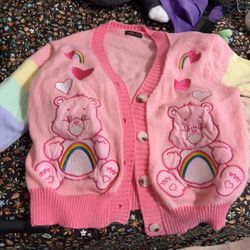 Care Bears Pink Cardigan size L