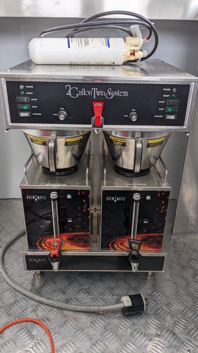 Brewmatic Two (2) Gallon Twin System Automatic Coffee Brewer