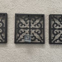 Metal Wall Votive Holders