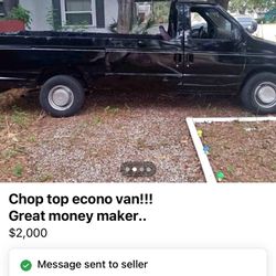 99 Van Chopped For Hauling Completely Sprayed inside and the walls in the bed With Heavy Duty Gravity Paint From Front To Back Runs Good 