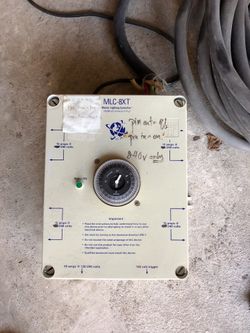 Mater lighting timer control for grow room
