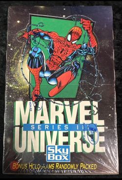 Marvel Universe series 3 sealed box