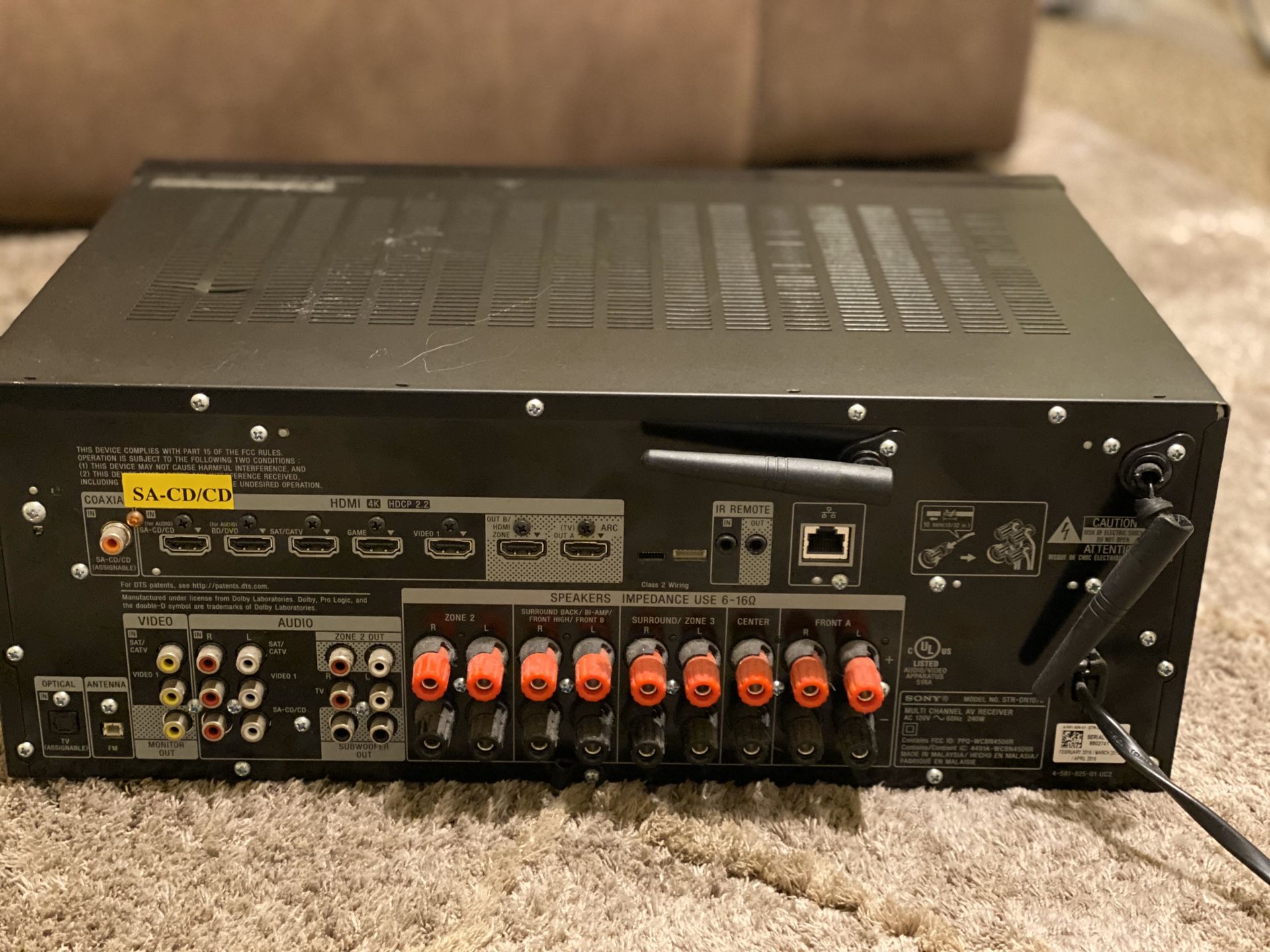Sony STRDN1070 7.2 Channel Receiver for Sale in Santa Maria, CA OfferUp