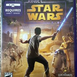 Kinect Star Wars Microsoft Xbox 360 Video Game, with Extra Free Game Demos