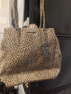 Nine West Leopard Print Tote Bag