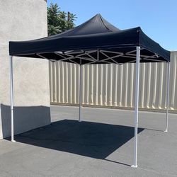 (Brand New) $99 Outdoor 10x10 FT EZ PopUp Party Tent Patio Canopy Shelter w/ Carry Bag (Black/Red)