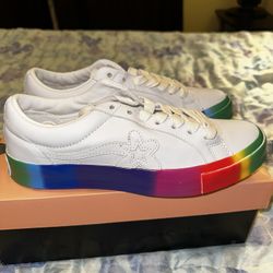 Converse x Tyler, The Creator x Golf Le Fleur One Star “Rainbow” (Size 9)