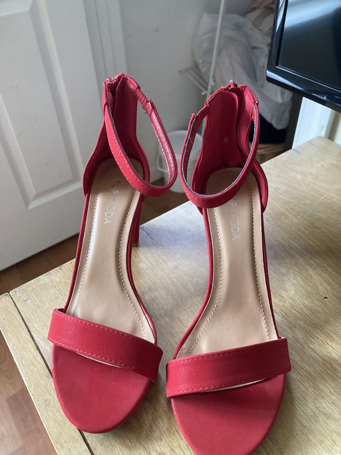 Beautiful Red Heeled Pump