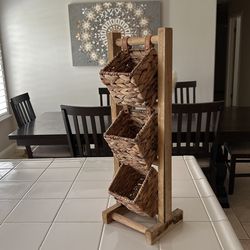 3 Tier Wicker Baskets