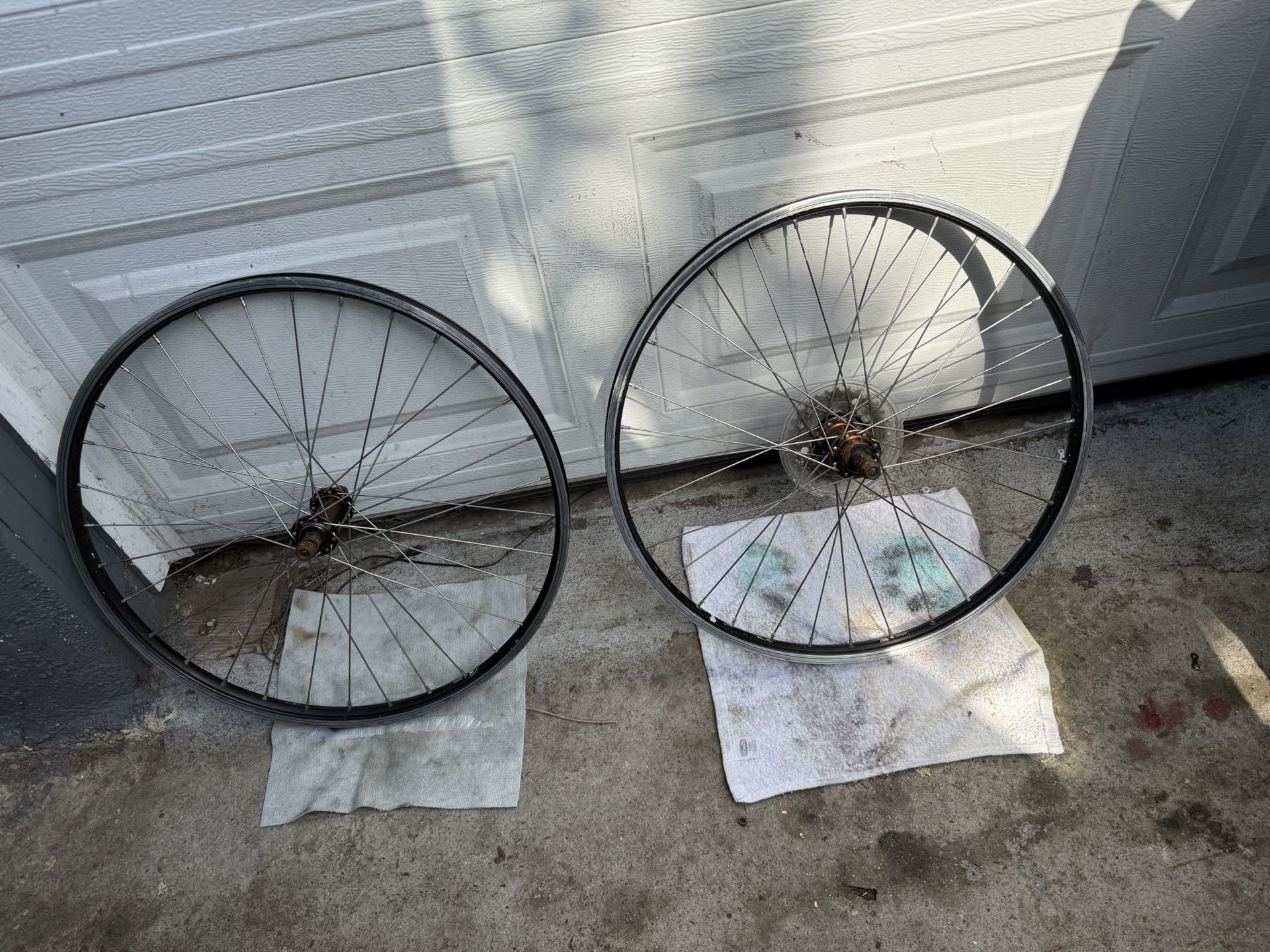 24’ Mountain bike rims set 