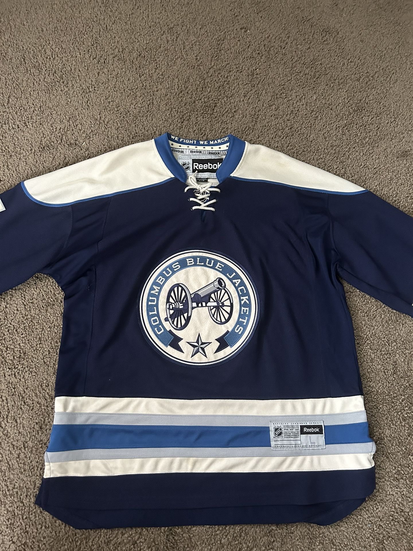 Columbus blue jackets, Nathan Horton jersey