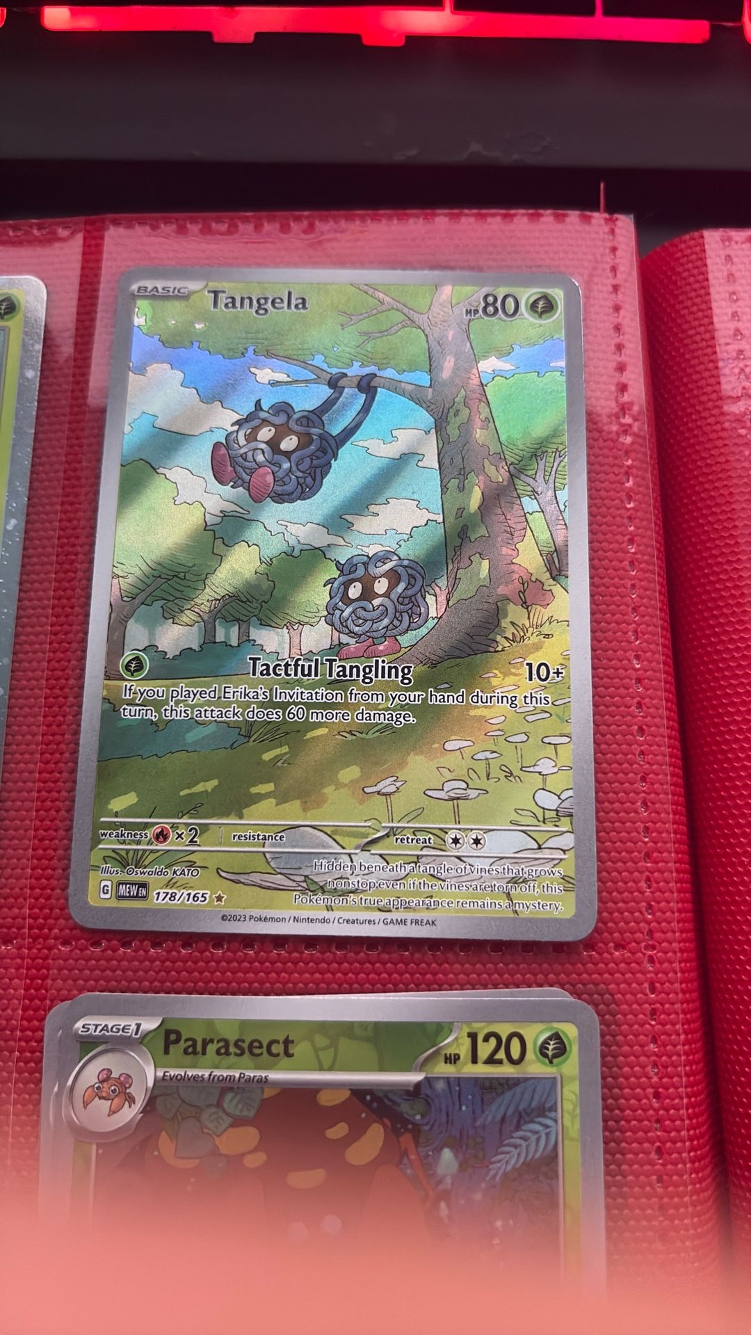 Tengela Pokemon Card