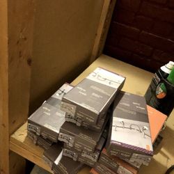 Track lighting Allen & Roth (lot of 6 silver or bronze)