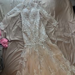 Boho Wedding/ Formal Dress - Size 8