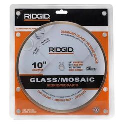 Ridgid 10 Inch Glass And Mosaic Blades