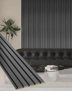 Acoustic WPC slat wall paneling ( new)