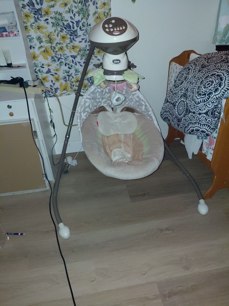 Baby Swing With Music And Multiple Speeds