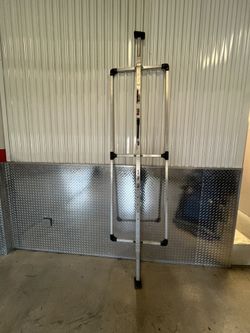 SAVE-A-LOADSeries Bar, Articulating Feet, Attached 3 Crossmember Hoop-Mill aluminum
