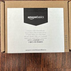 Amazon basics USB Wired Mouse