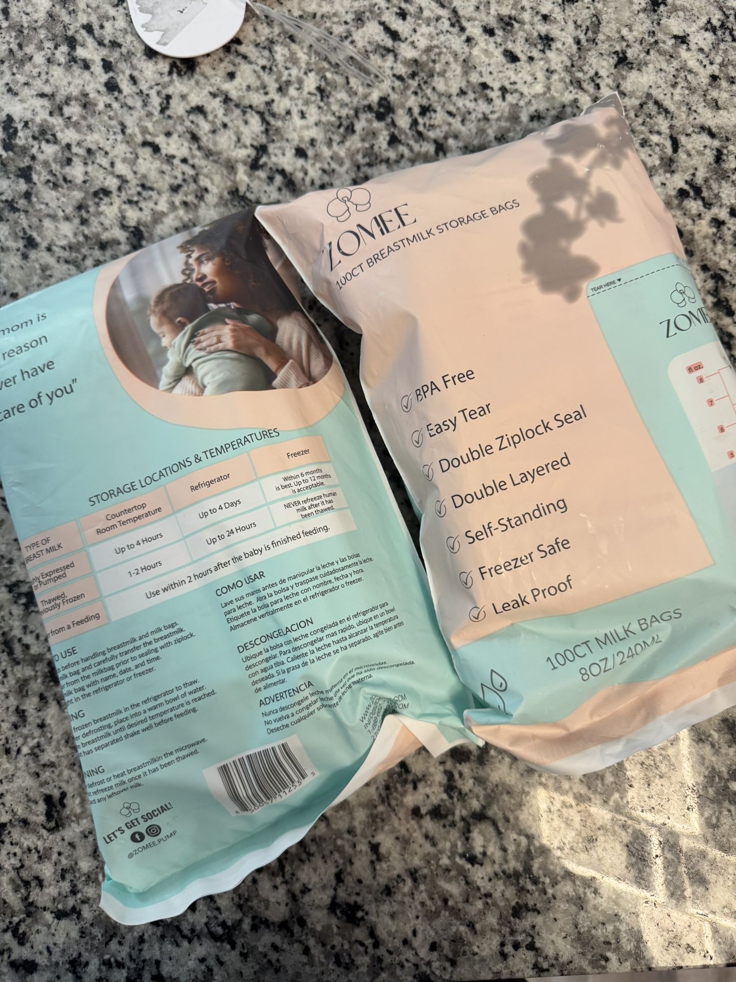 Breast Milk Storage Bags