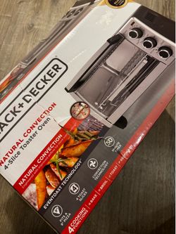 Brand new in box black and decker natural convection toaster oven