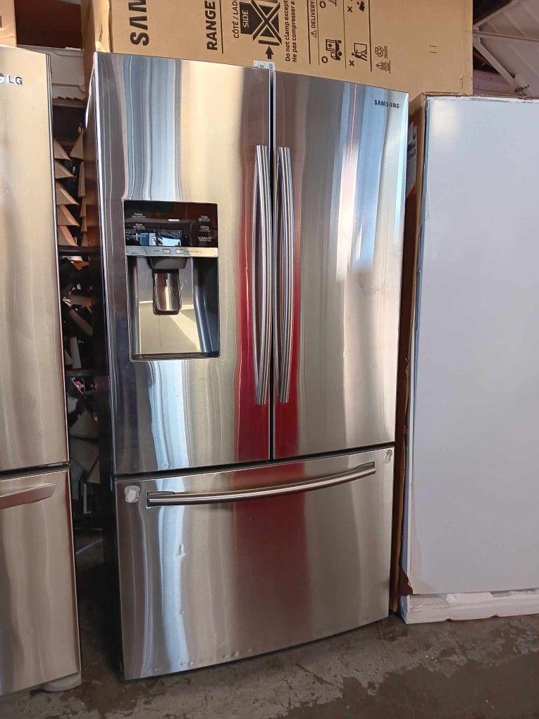 SAMSUNG FRENCH DOOR STAINLESS STEEL REFRIGERATOR 